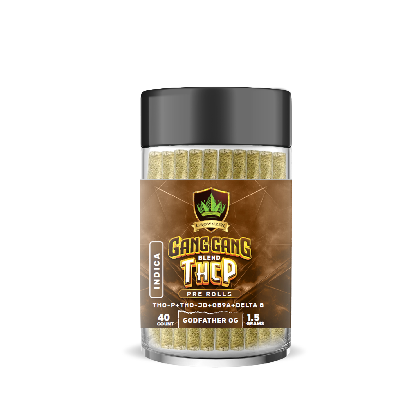 NEW GANG GANG BLEND PREROLLS 40 COUNT