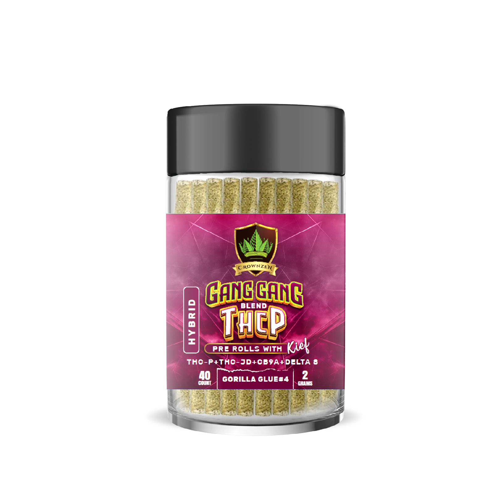 NEW GANG GANG BLEND KIEF PREROLLS 40 COUNT